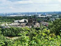 Prosper Haniel F&ouml;rderturm Industriefotografie Ruhrgebiet Bergbau Fotograf Bottrop Nachtfotografie TFP Shooting Pottblitz